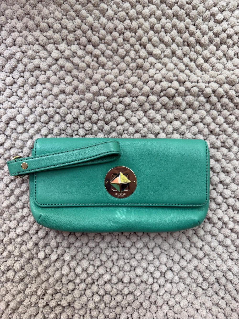 Kate Spade Leather Wristlet Clutch